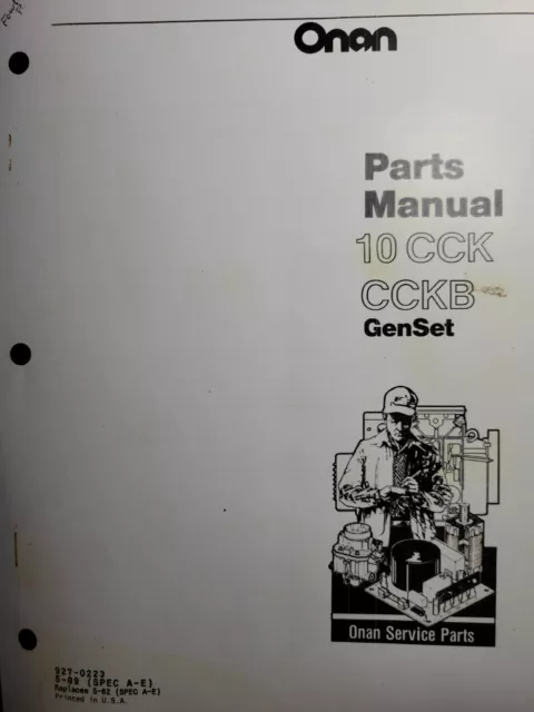 onan generator repair manual