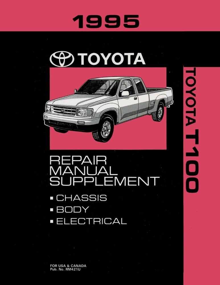 1995 toyota t100 repair manual