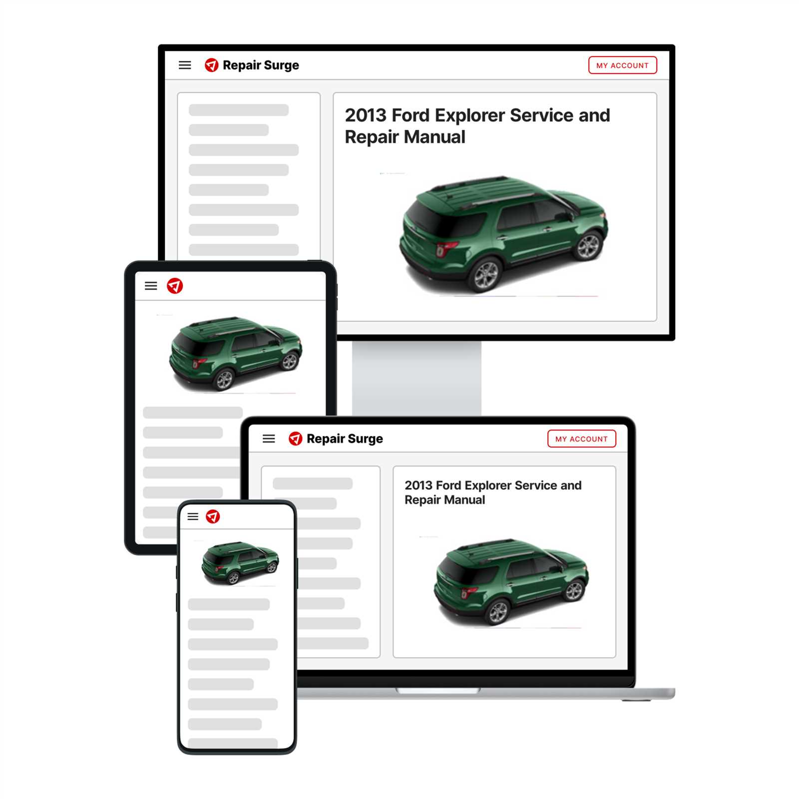 2013 ford escape repair manual