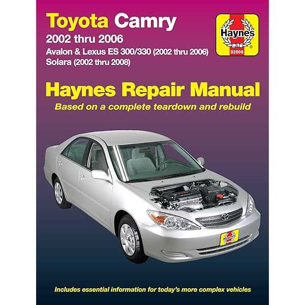 chiltons toyota camry 1997 01 repair manual