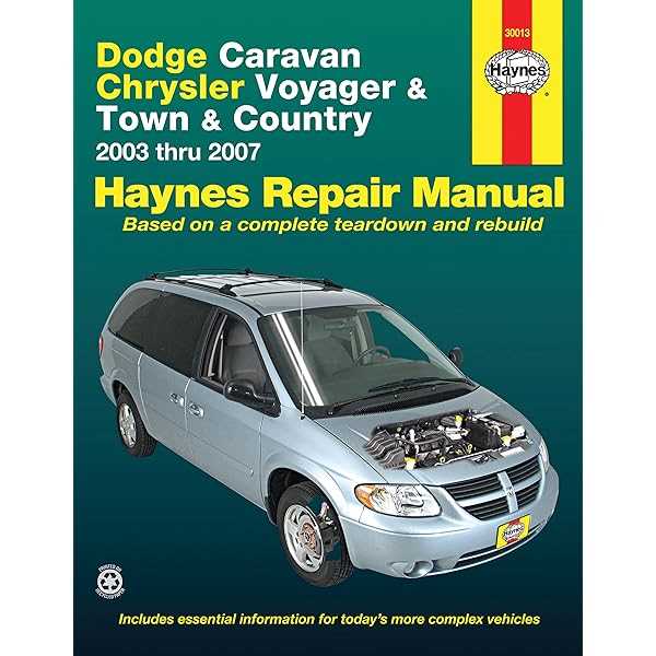 2008 dodge caravan repair manual