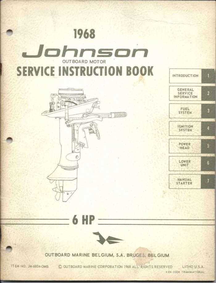 outboard engine repair manual