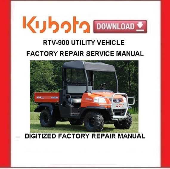 kubota rtv 500 repair manual