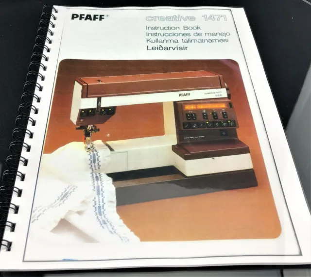 pfaff 1471 service and repair manual