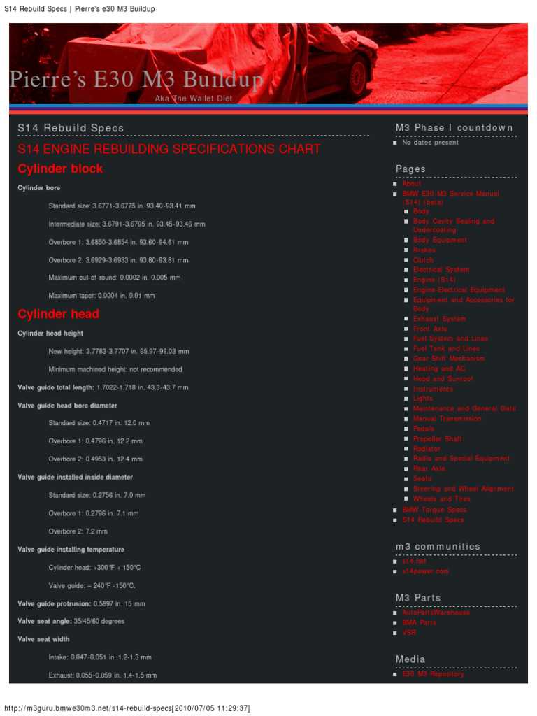 bmw e30 m3 repair manual