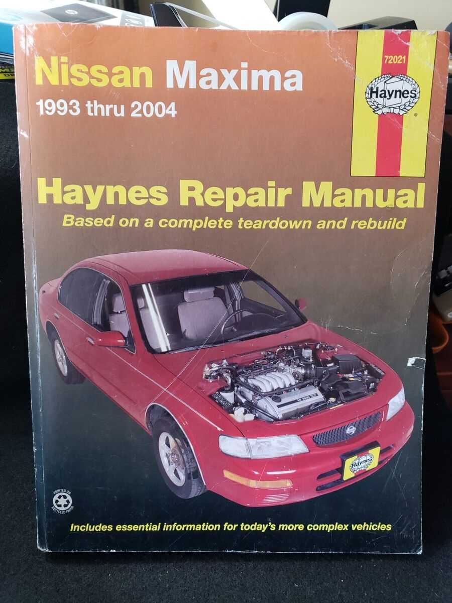 2004 nissan maxima repair manual