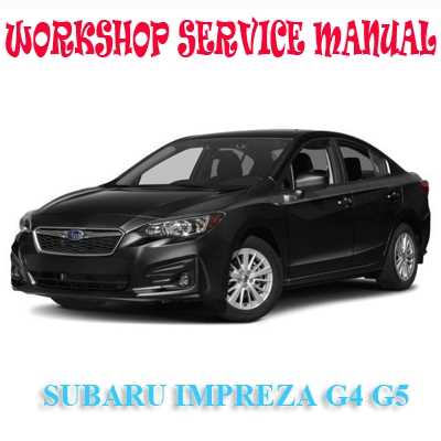 2012 subaru impreza repair manual