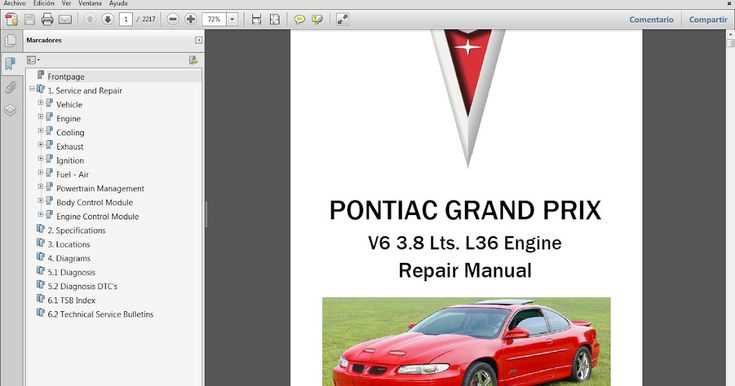 pontiac grand am 1999 to 2005 service workshop repair manual