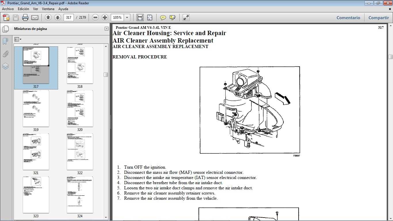 pontiac grand am repair manual