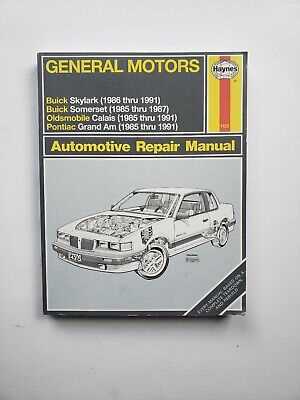 pontiac grand am repair manual