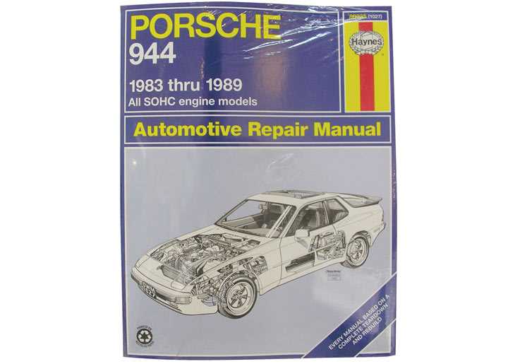 porsche 944 turbo repair manual