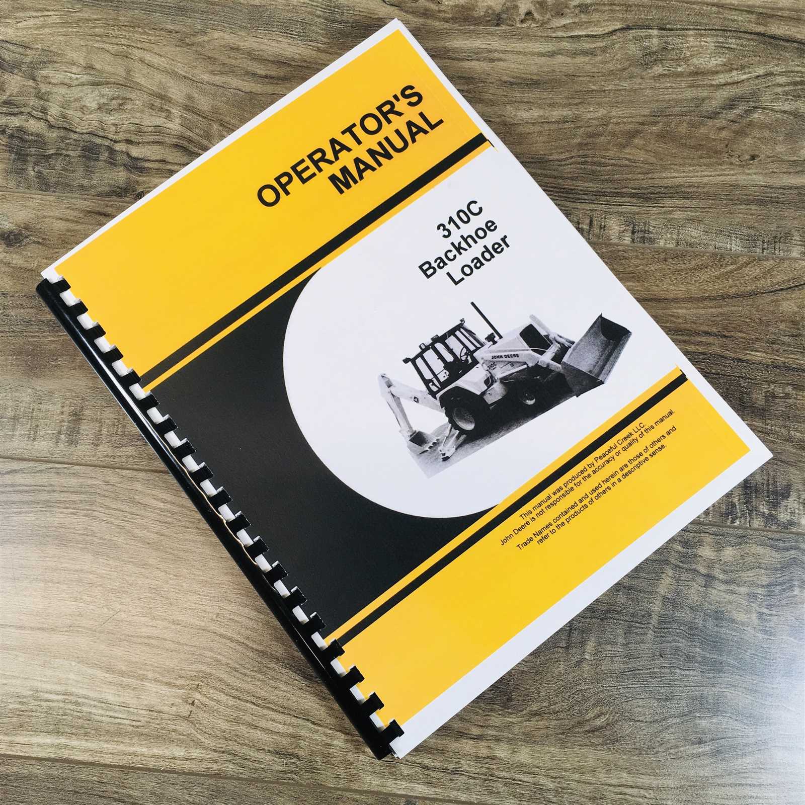 john deere 310c repair manual