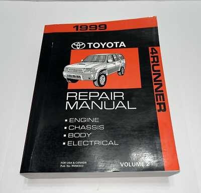 1999 toyota 4runner factory repair manual