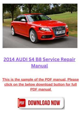 audi b8 repair manual