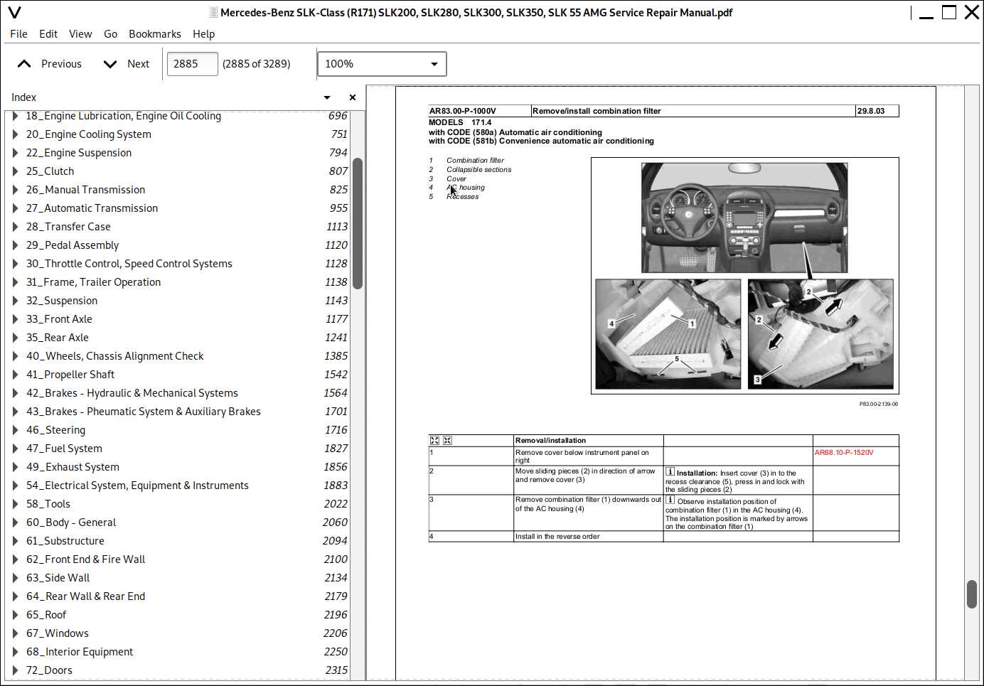 mercedes benz slk 230 repair manual