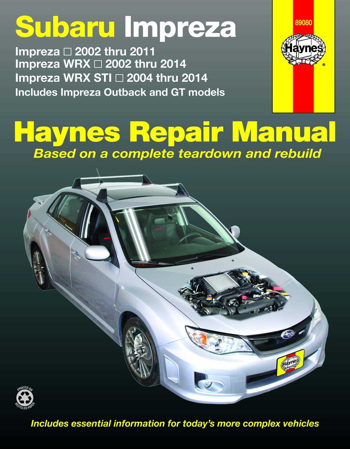 2015 subaru wrx repair manual