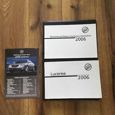 2006 buick lucerne repair manual