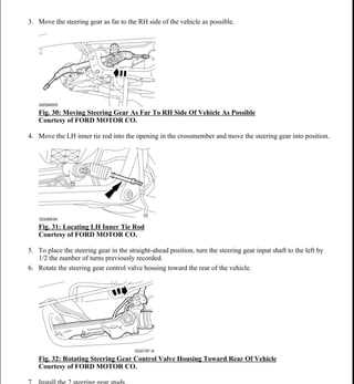 ford ranger seat repair manual