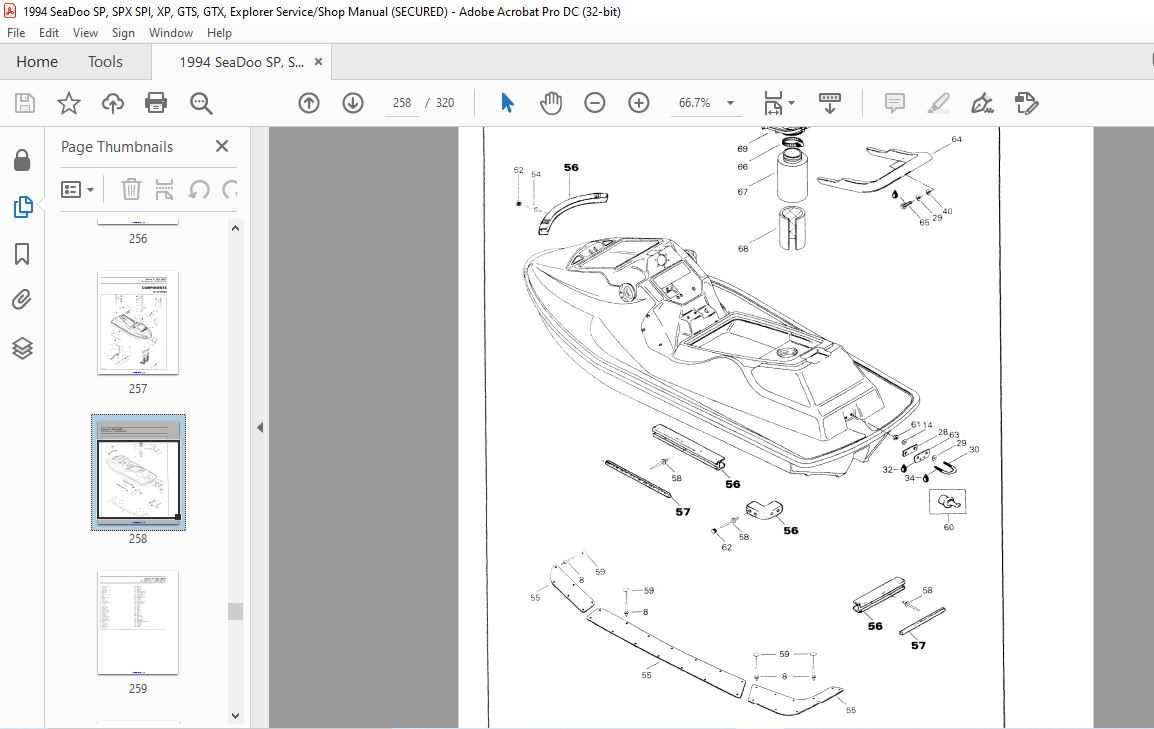 1997 seadoo gtx repair manual