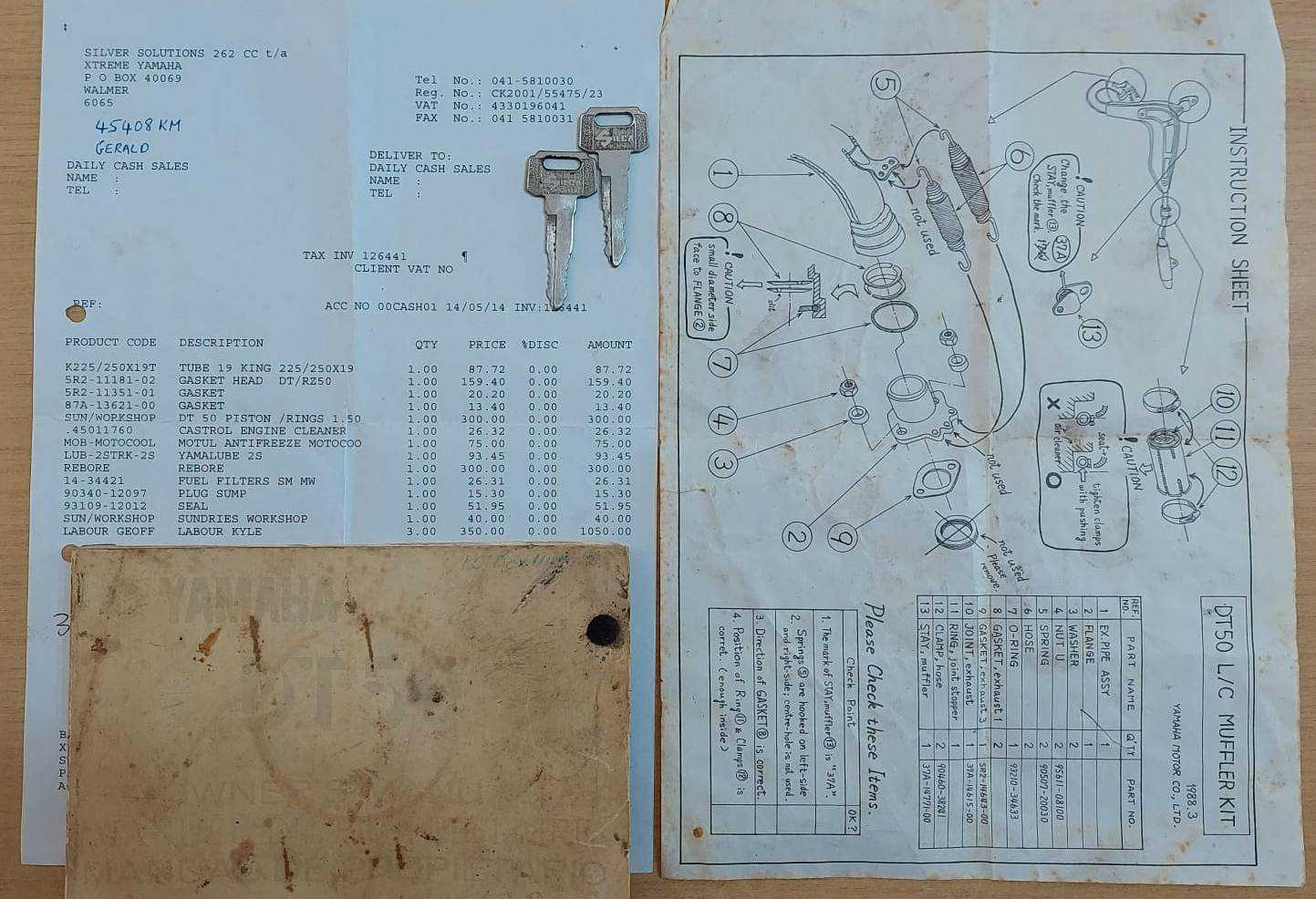 yamaha dt 50 repair manual