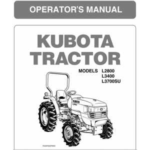 kubota l2800 repair manual