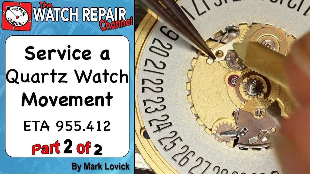 quartz watch repair manual