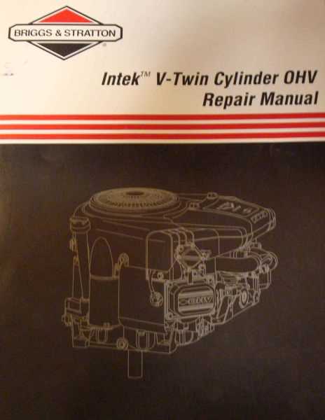 briggs and stratton intek v twin repair manual