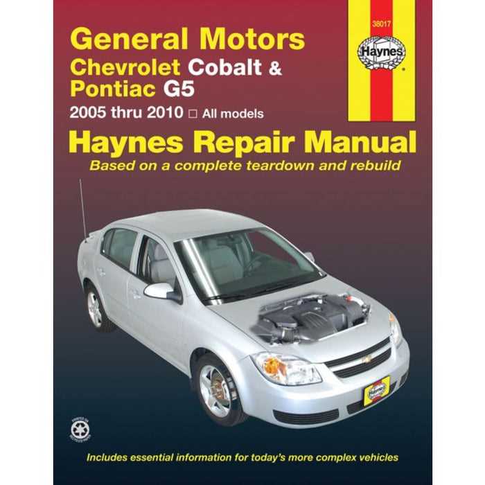 2005 cobalt repair manual