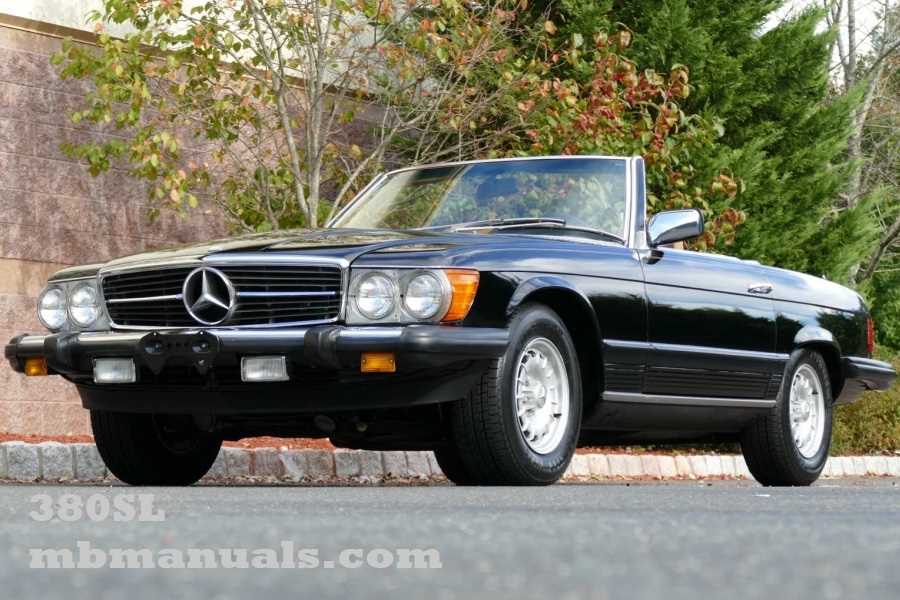 mercedes benz 380sl repair manual