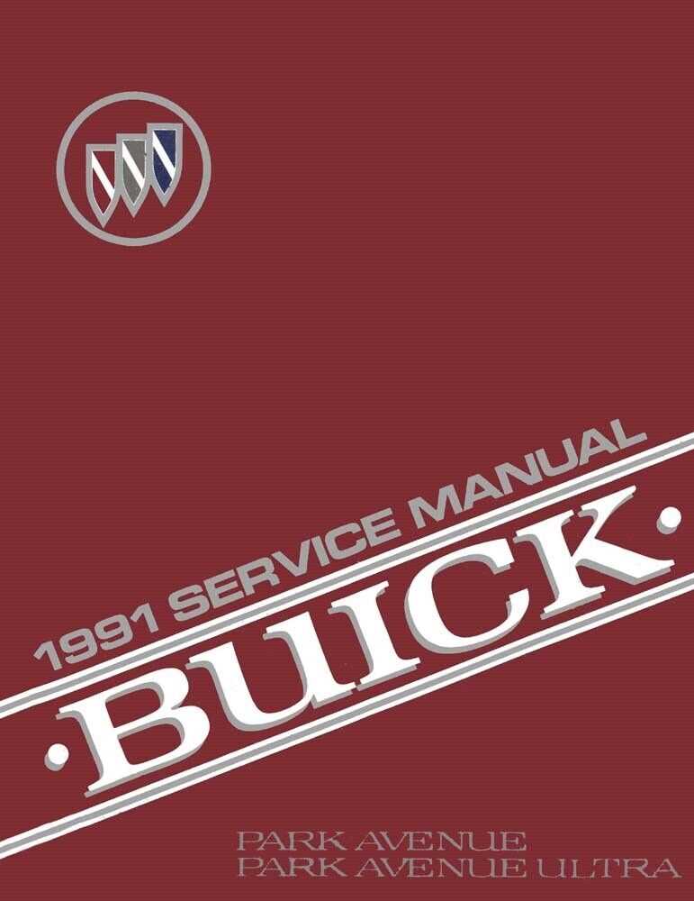 1993 buick park avenue repair manual