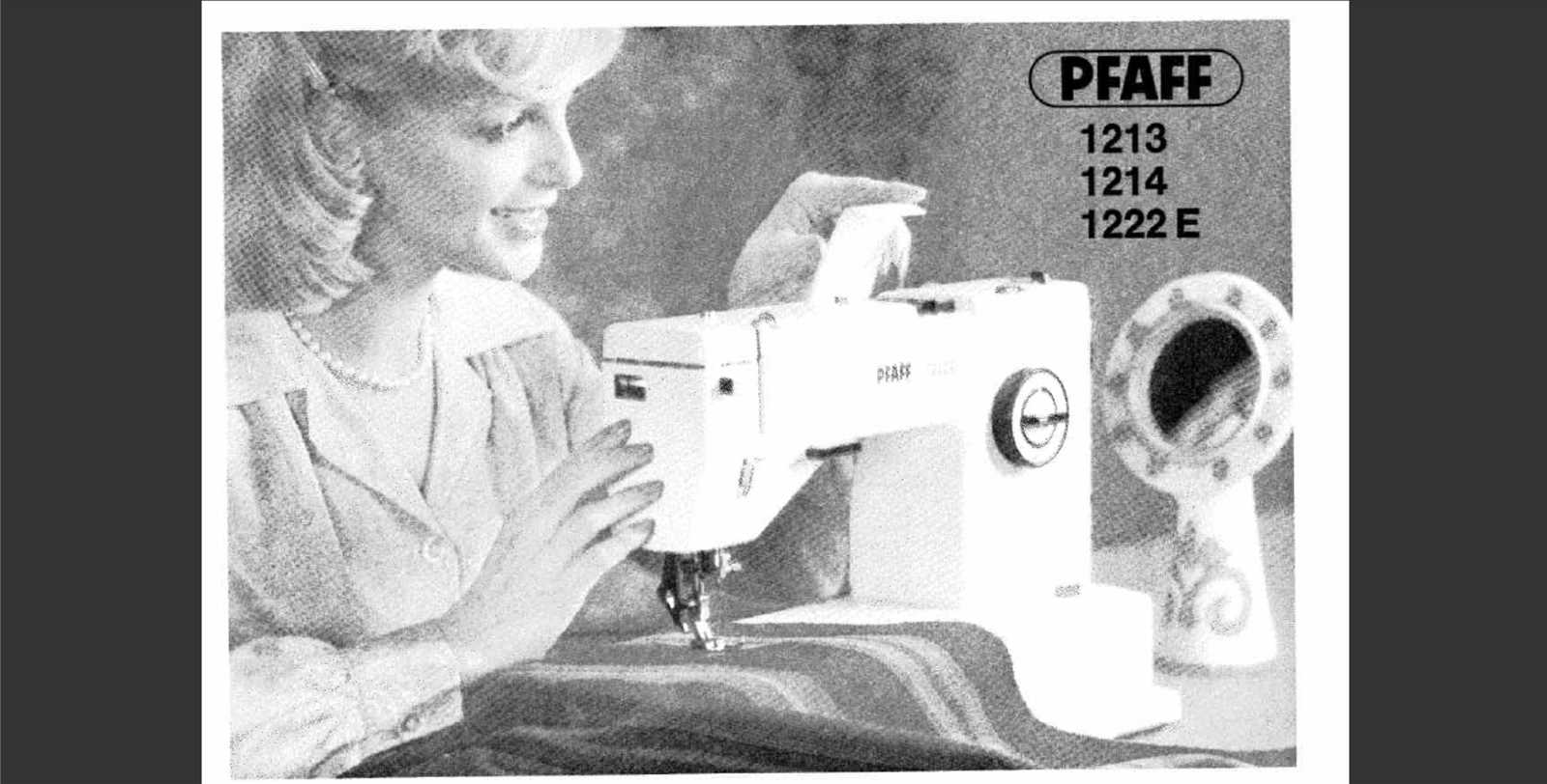 pfaff 1222 repair manual