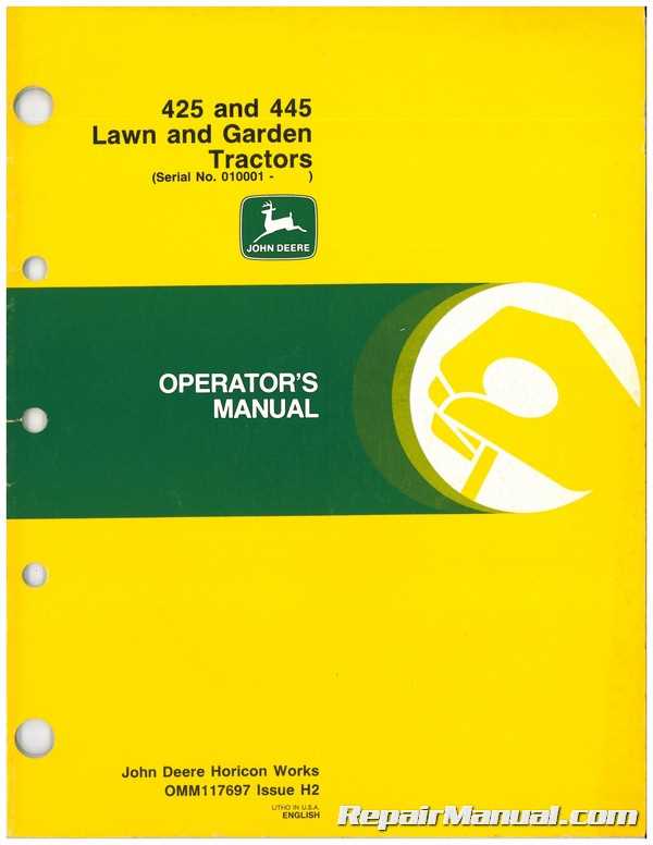 john deere 445 repair manual