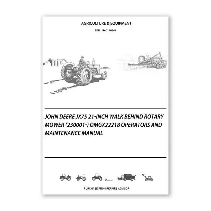 john deere jx75 repair manual