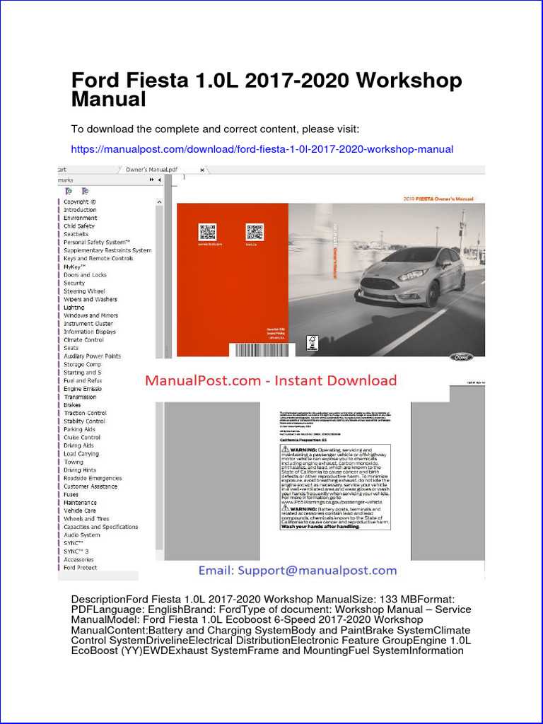 free ford fusion repair manual