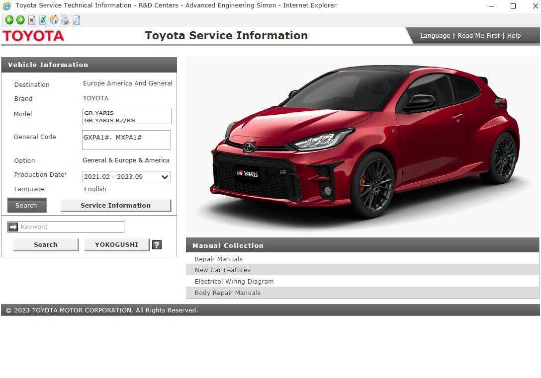 repair manual for toyota yaris