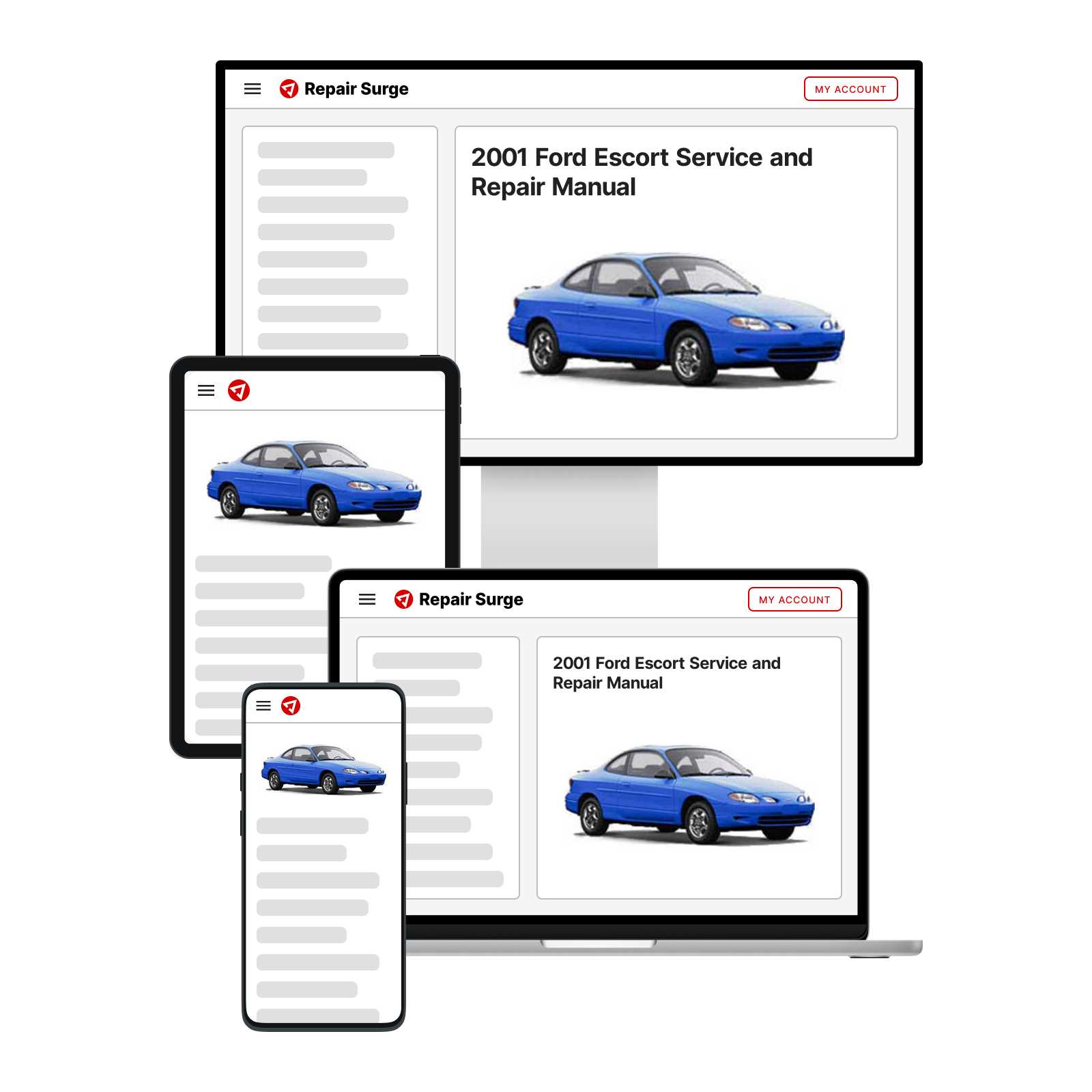 ford escort zx2 repair manual