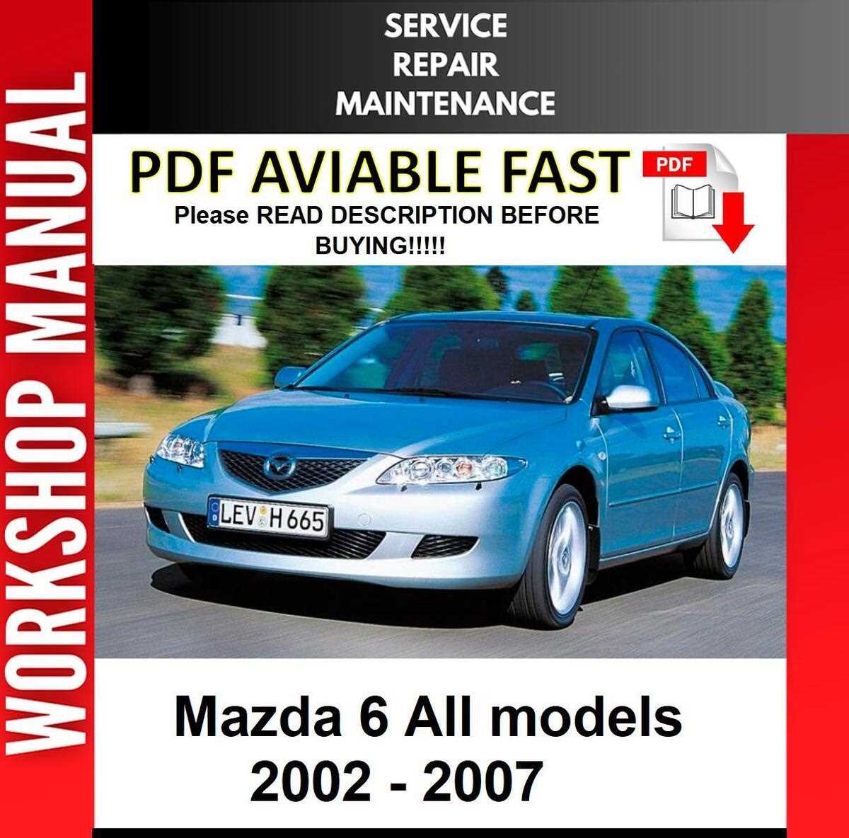 2005 mazda 6 repair manual