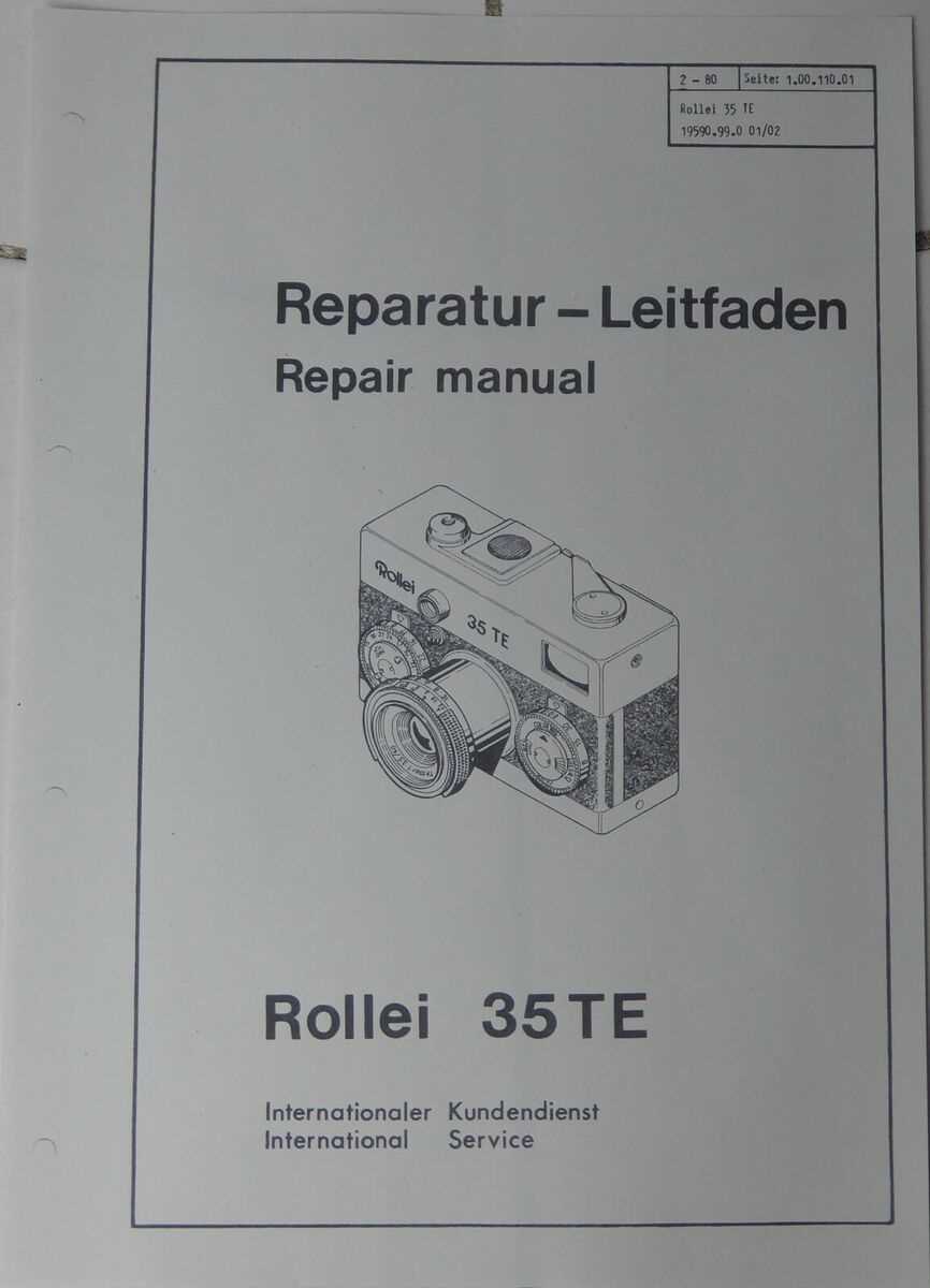 rollei 35 repair manual