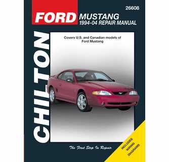 2004 ford mustang repair manual