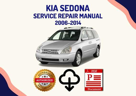 2012 kia sedona repair manual