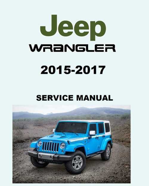 2017 jeep wrangler repair manual