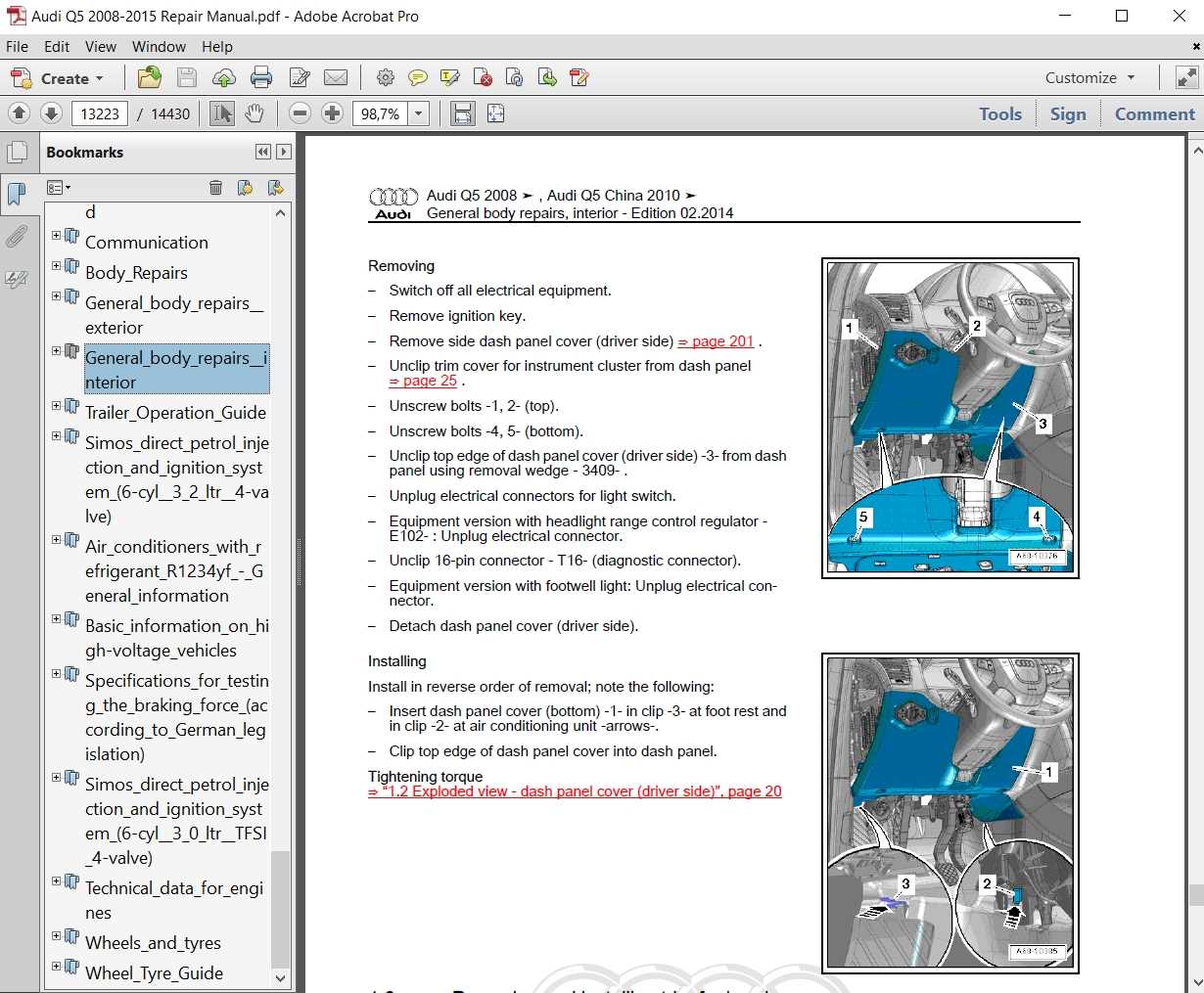 2011 audi q5 repair manual