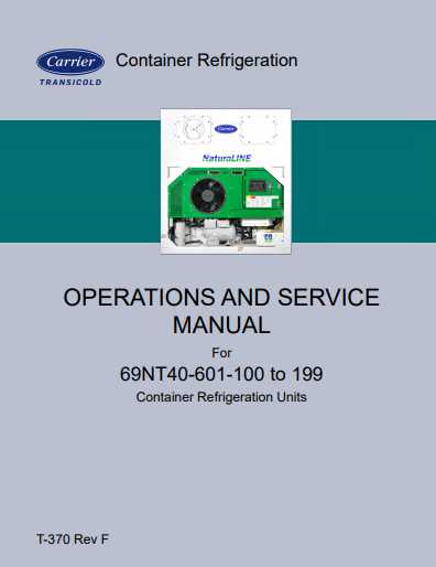 carrier reefer repair manual