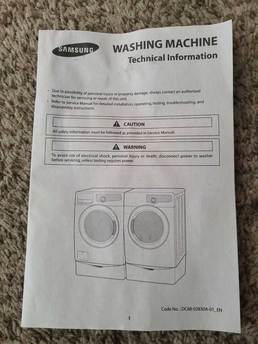 samsung clothes dryer repair manual