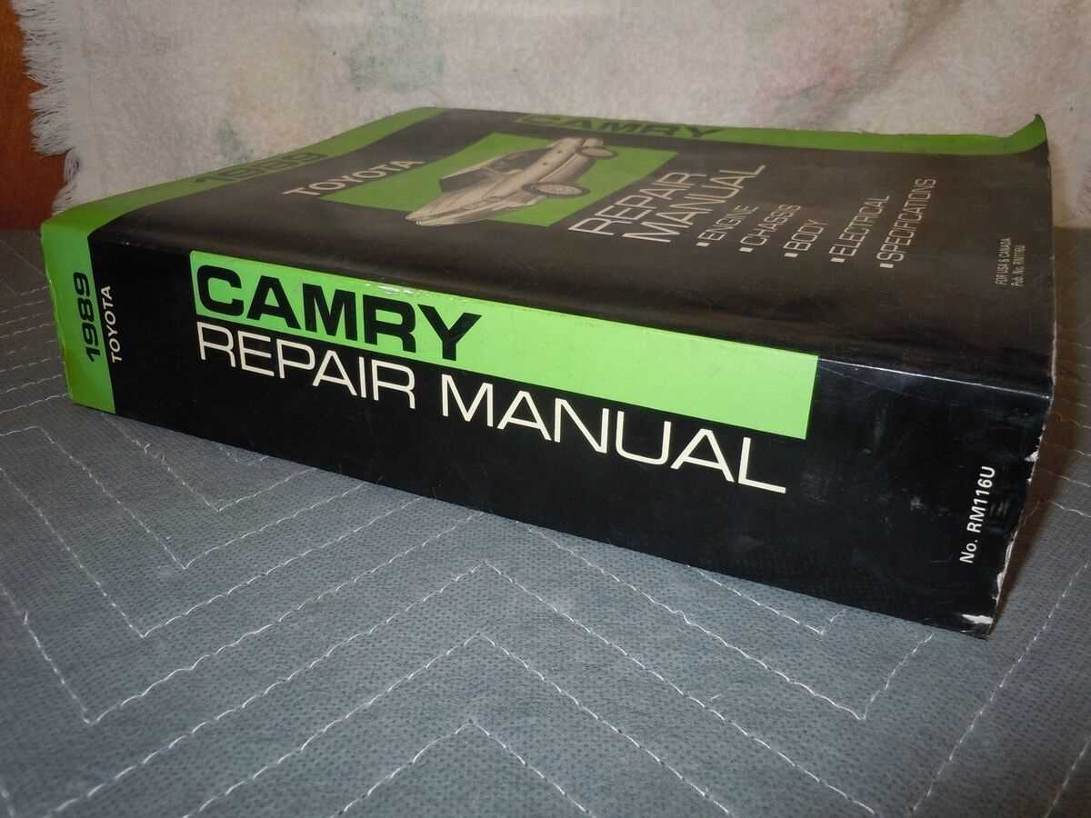 toyota camry 1989 repair manual