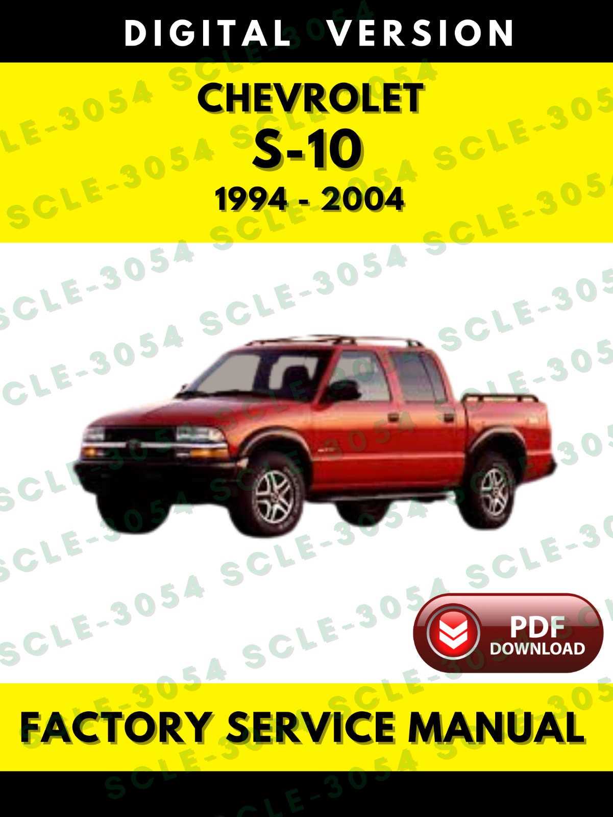 chevy s10 repair manual