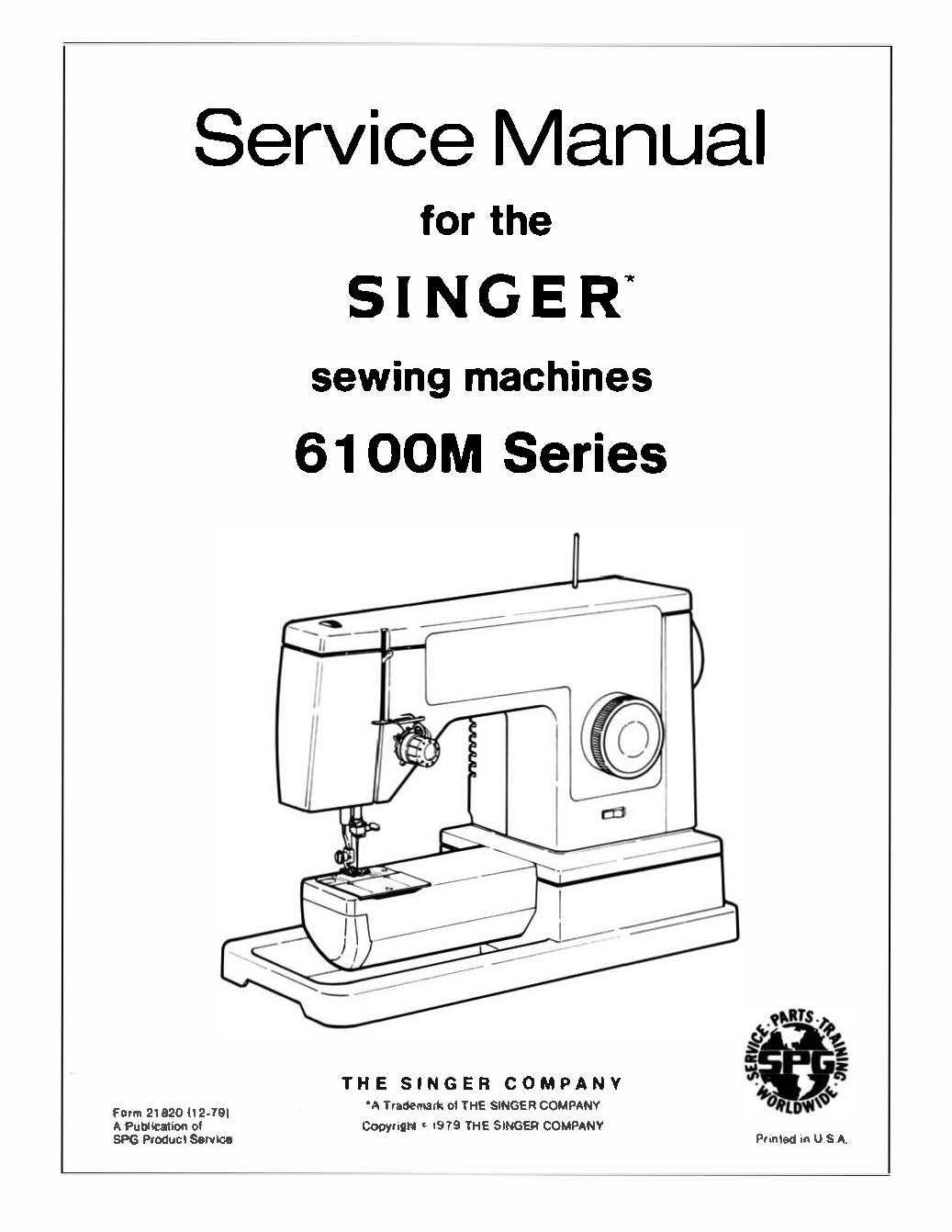 singer 1036 repair manual