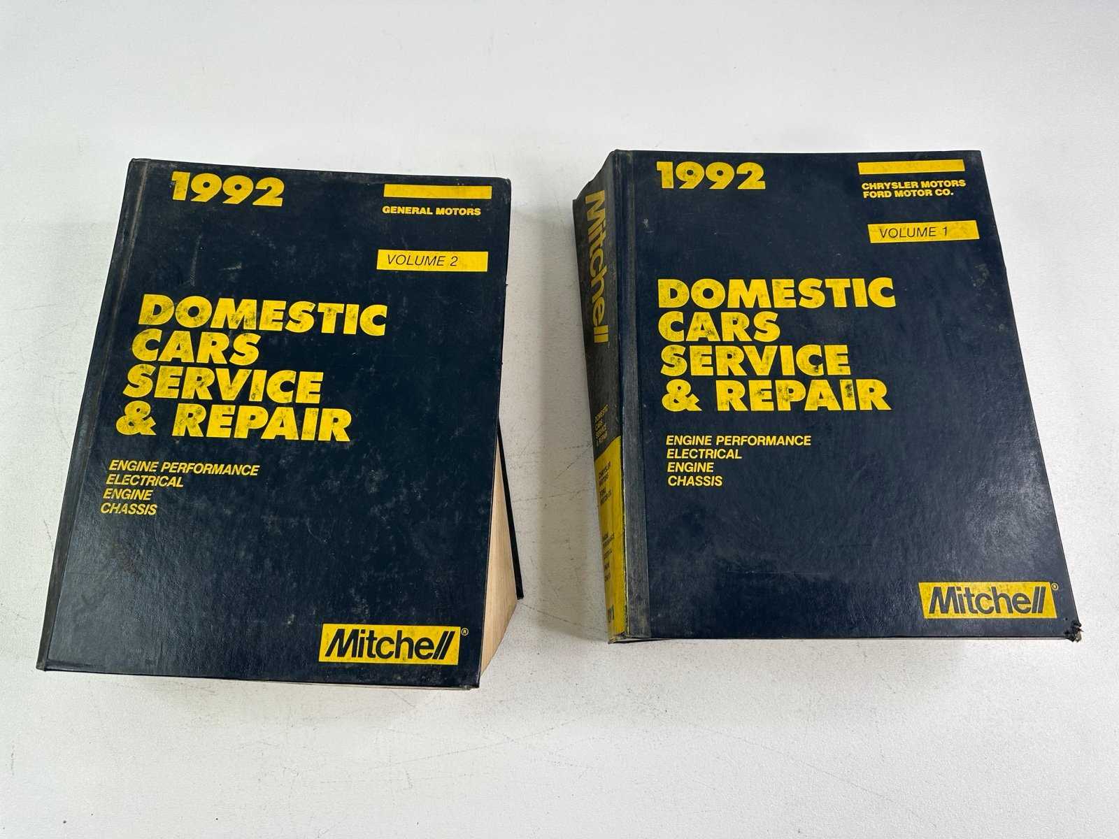 mitchell car repair manuals