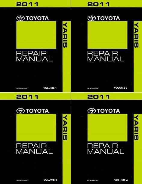 2008 toyota yaris repair manual