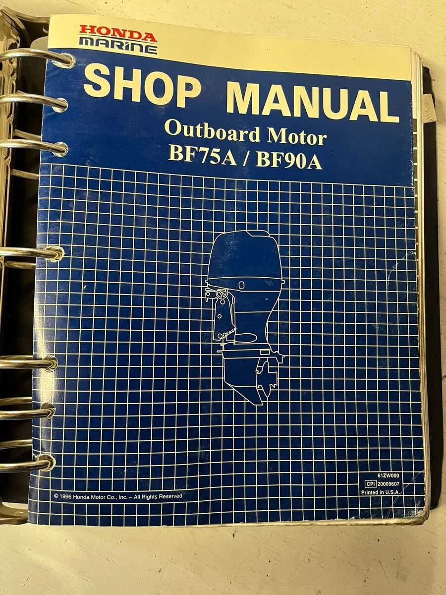 honda outboard repair manual